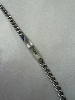 Bracciale Slim catena con targhetta personalizzabile