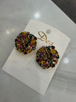 Orecchini Button Maxi "Mosaico di Luce
