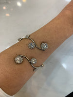 Bracciale essenziale incastonatura francese