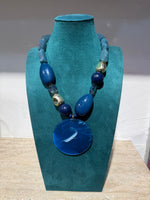 Collana "Zenith" con Maxi Pendente Circolare