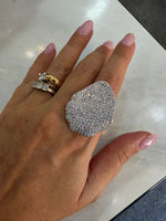 Anello Maxi Pavé "Luce Suprema"