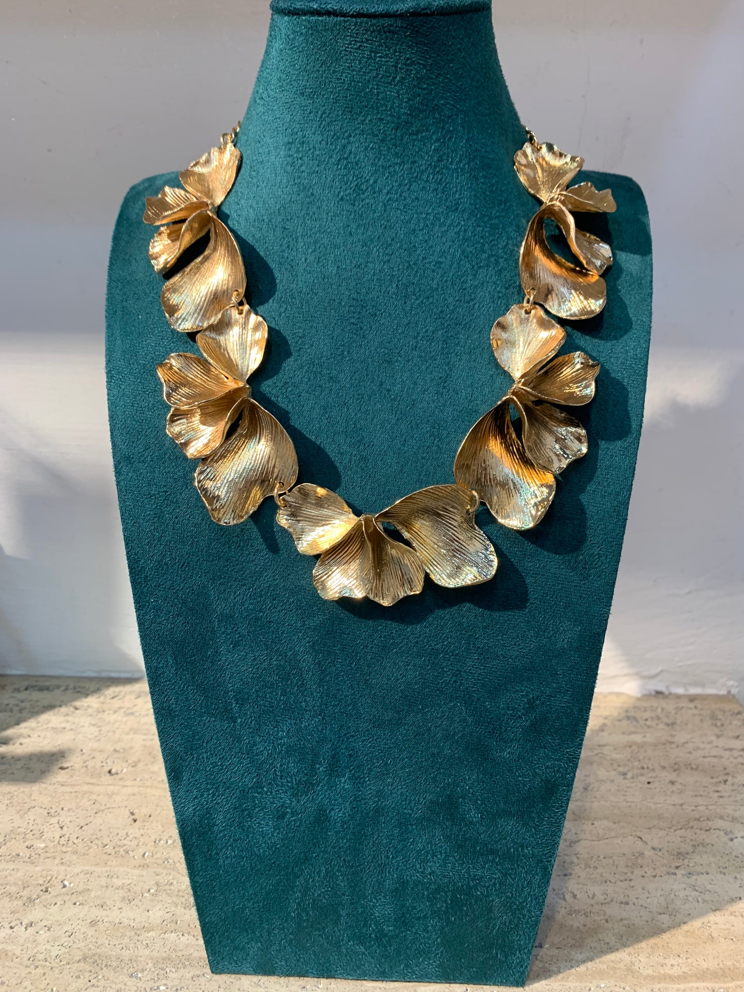 Collana Foglie Metal