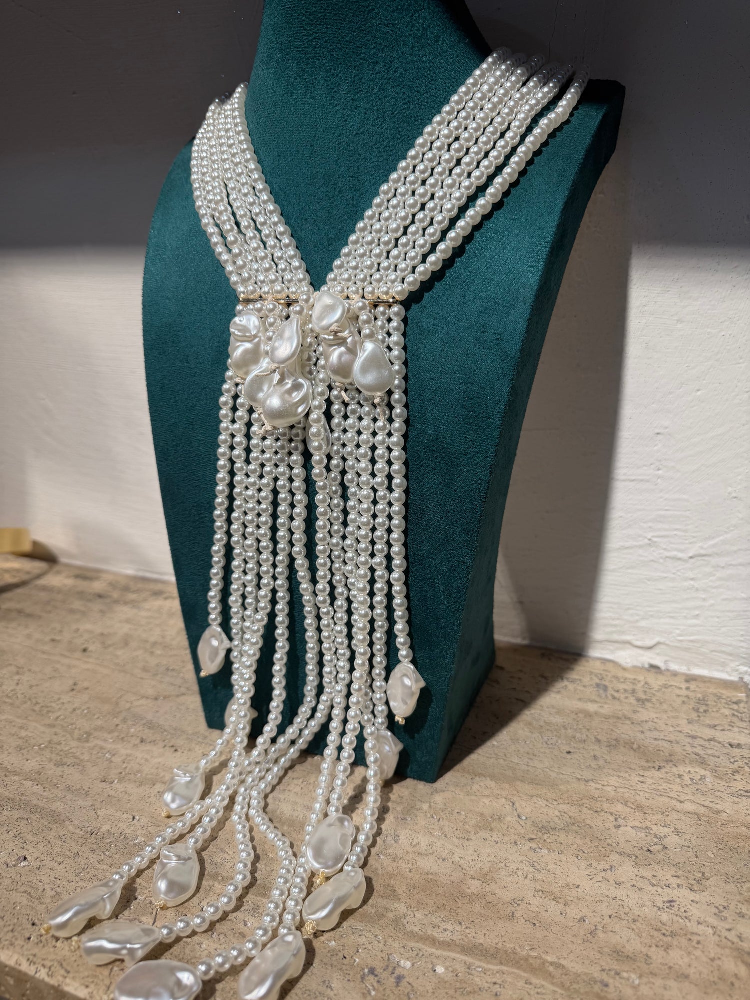 Collana Cascata di Perle
