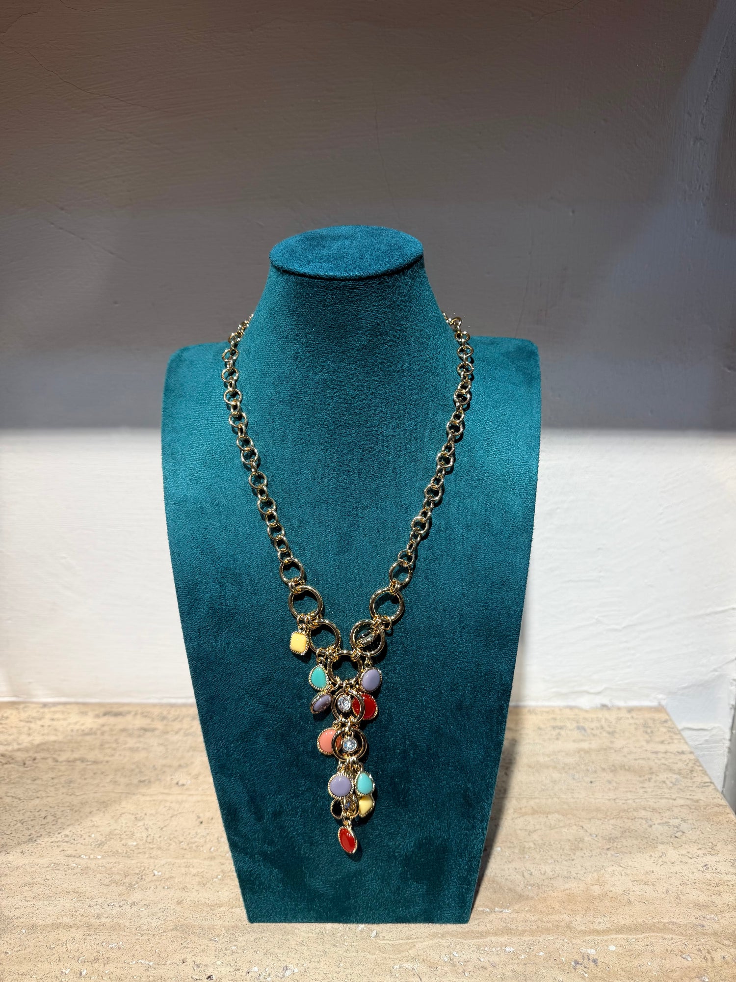 Collana con Charms multicolor