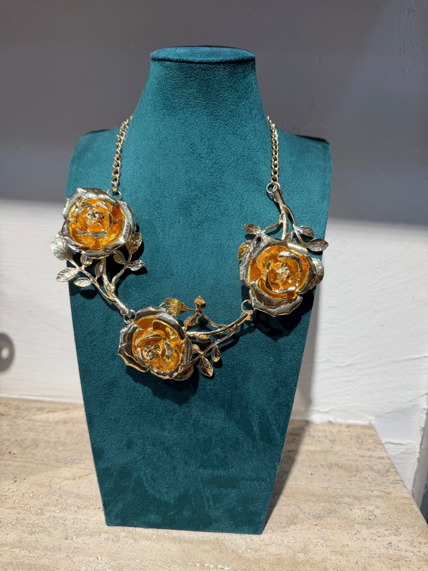Collana Rose Dorate