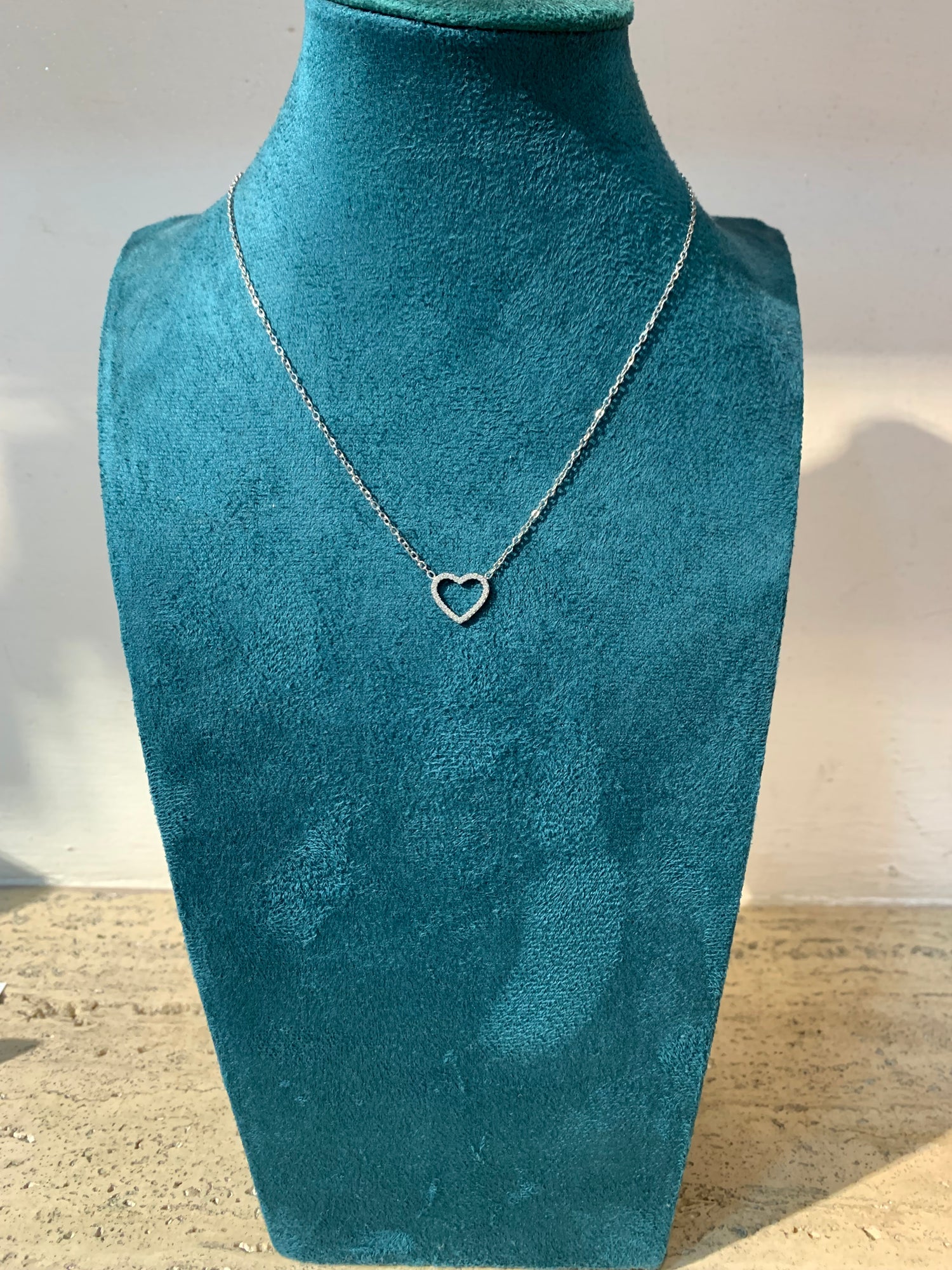 Collana cuore tiffany traforata micro