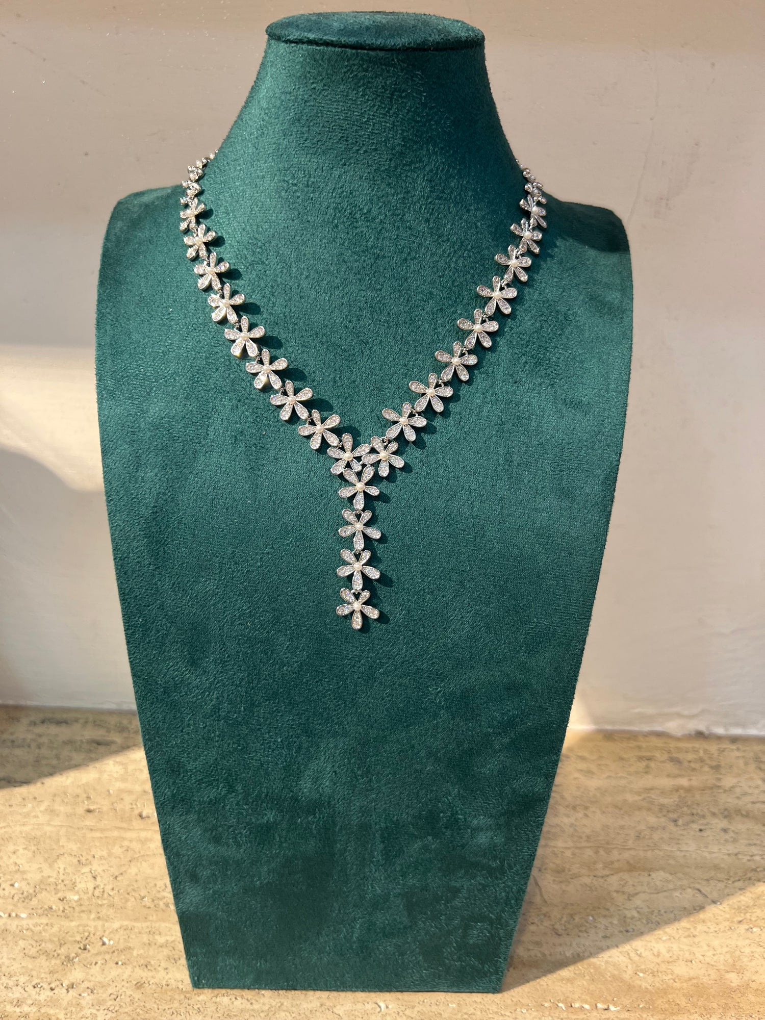 Collana Fiorellini e Perline