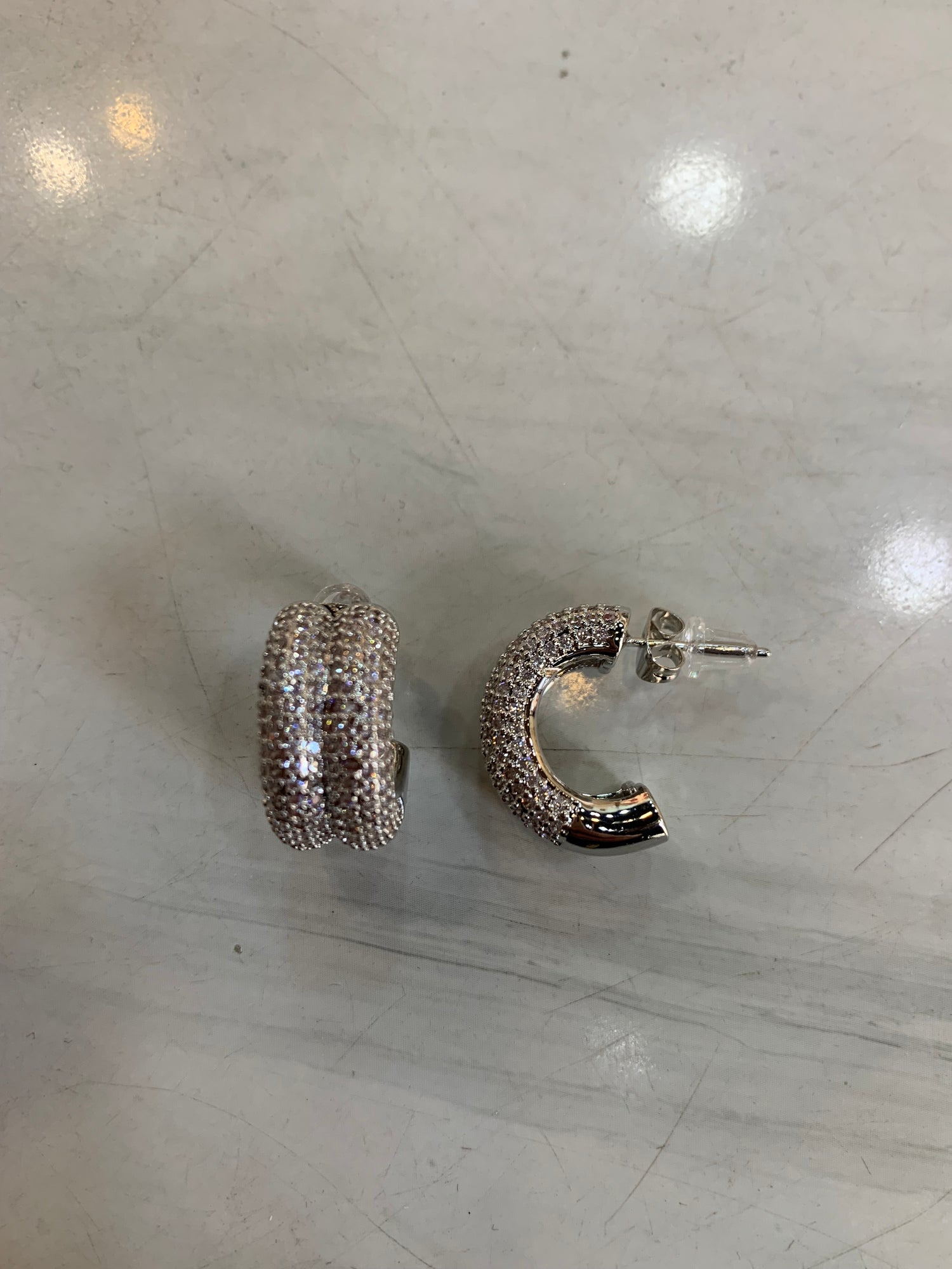 Doppio cerchietto con strass