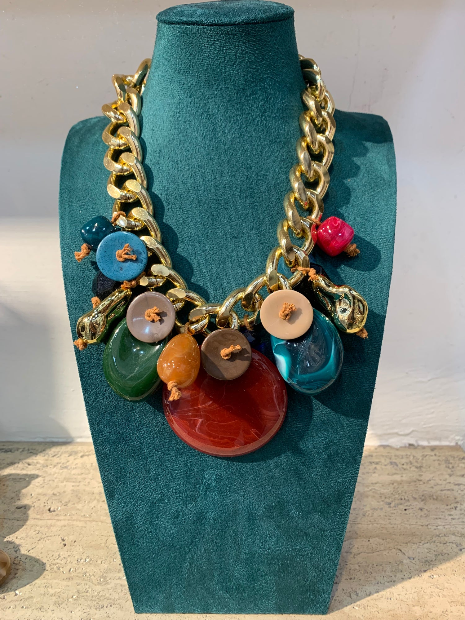 Collana Catena e Charm Venati
