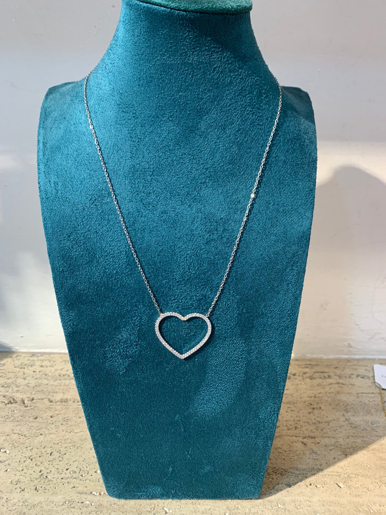 Collana cuore tiffany traforata big