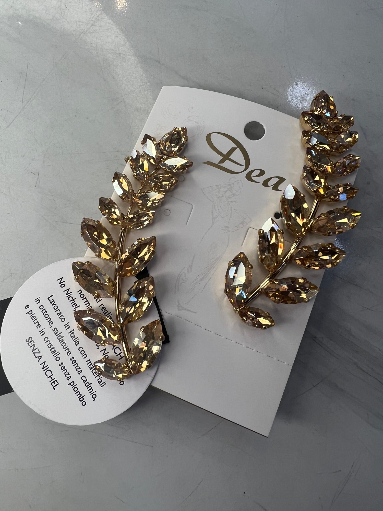 Orecchini/Earcuff Bay Leaf