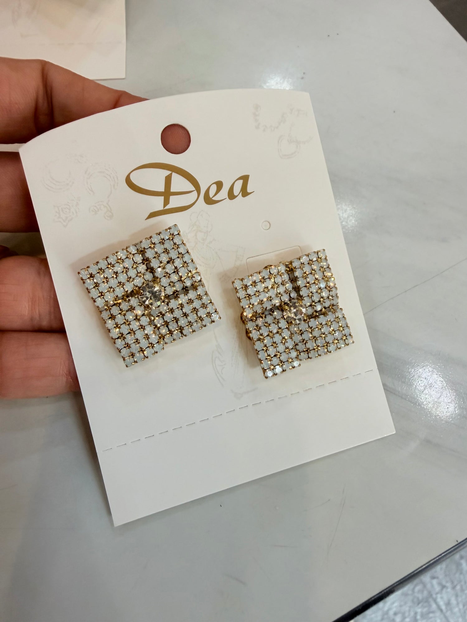 Orecchini White Opal Little