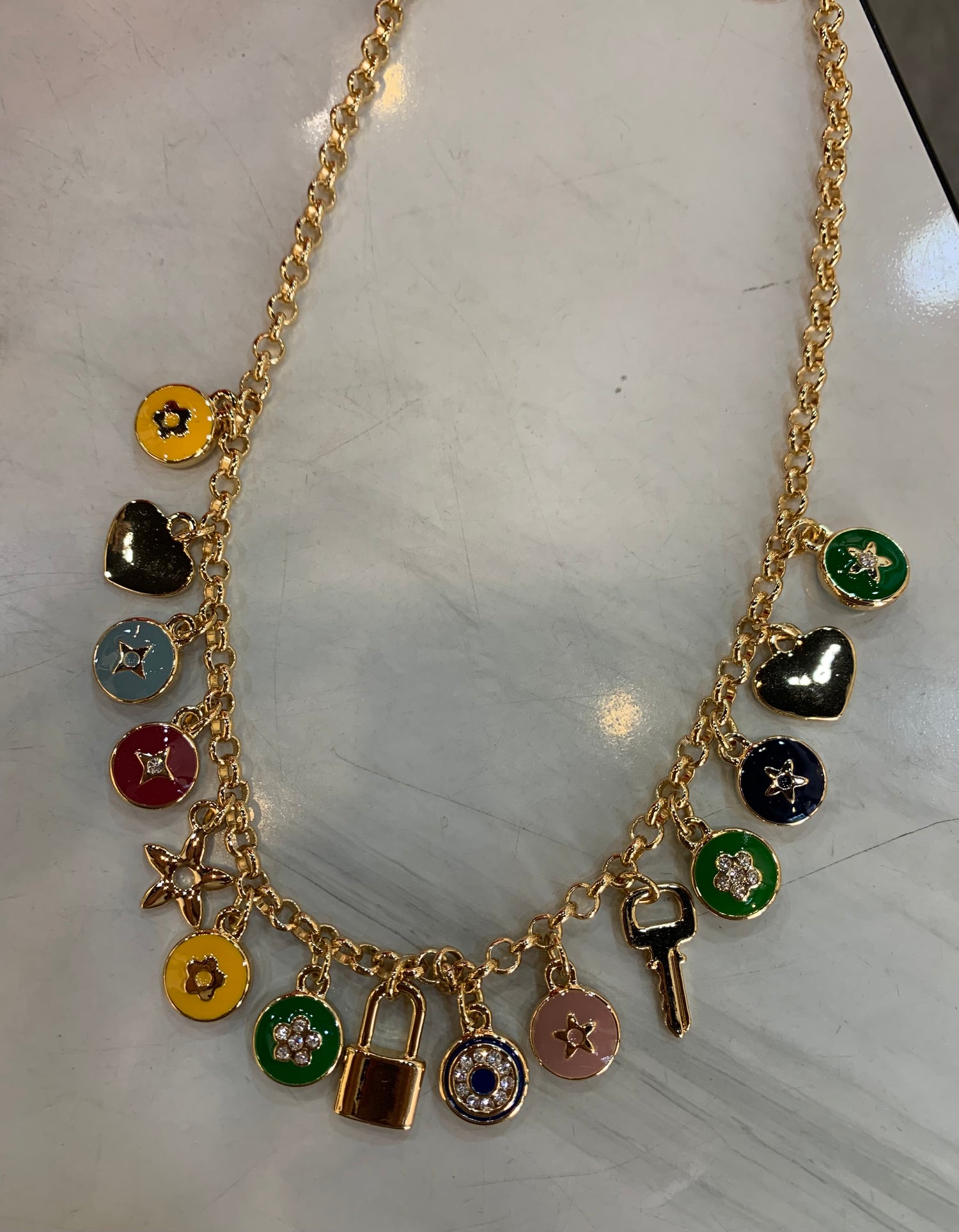 Collana con Charms Colorati