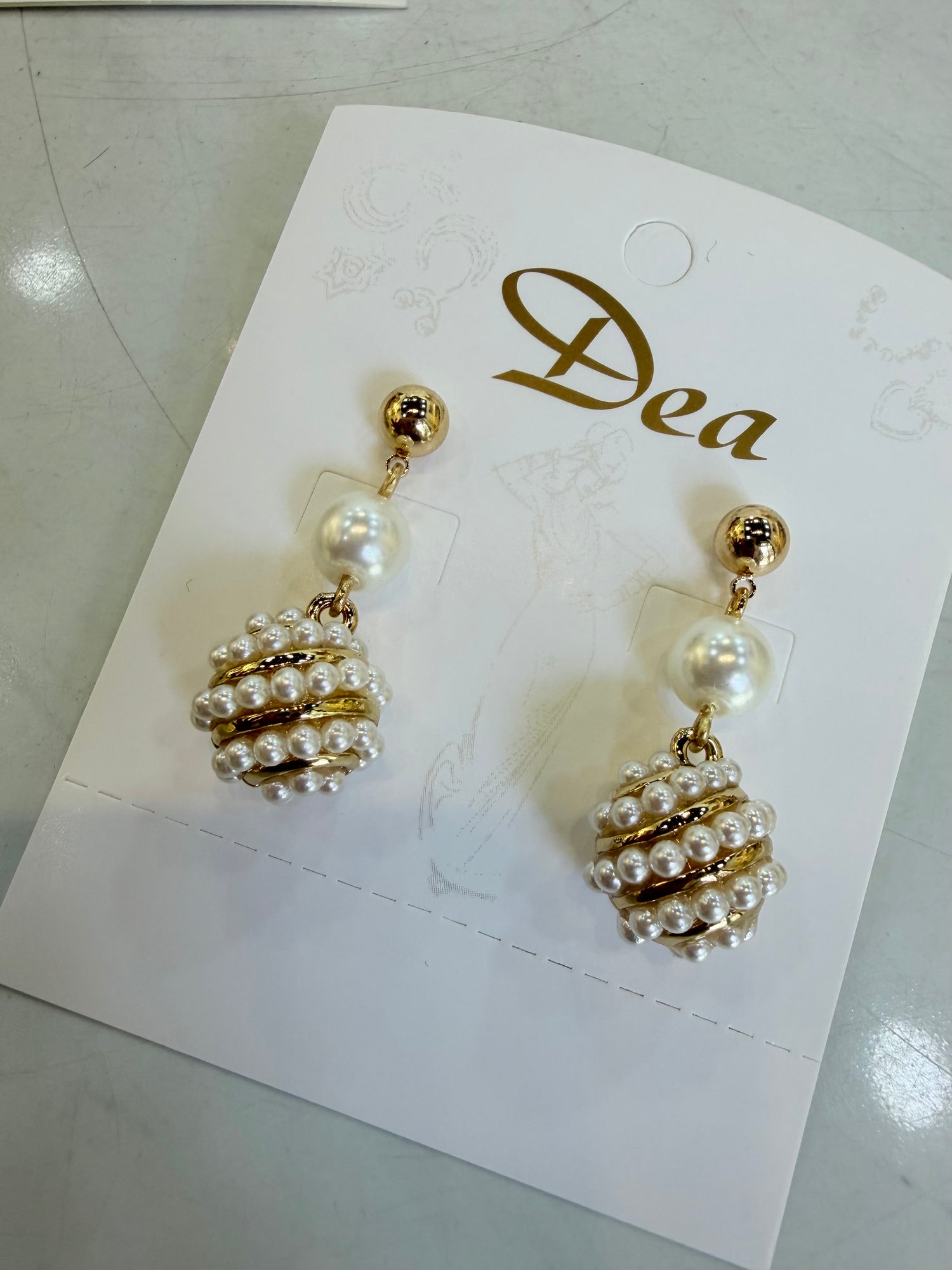 Orecchini Charm perline