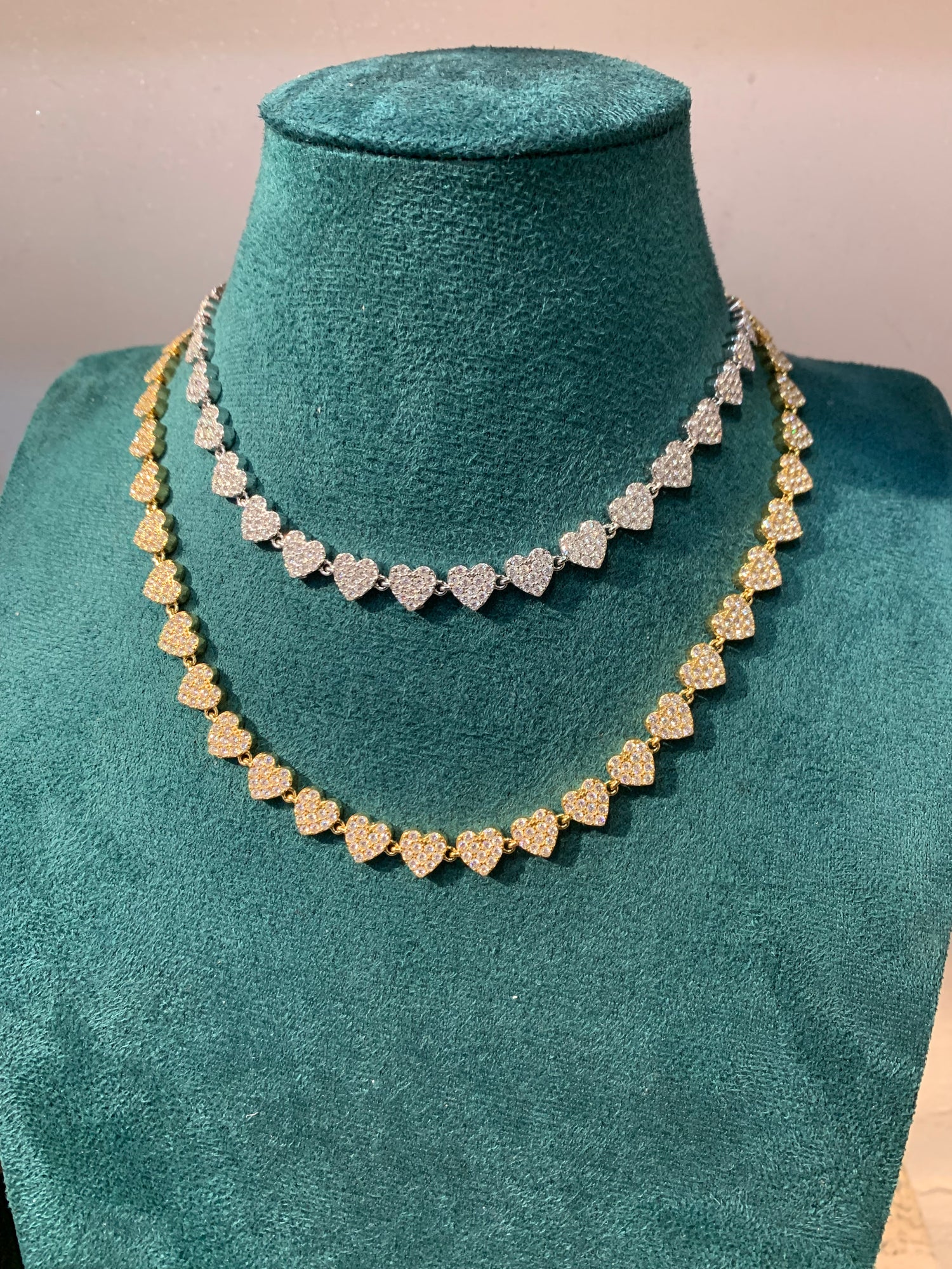 Collana Cuori Lux