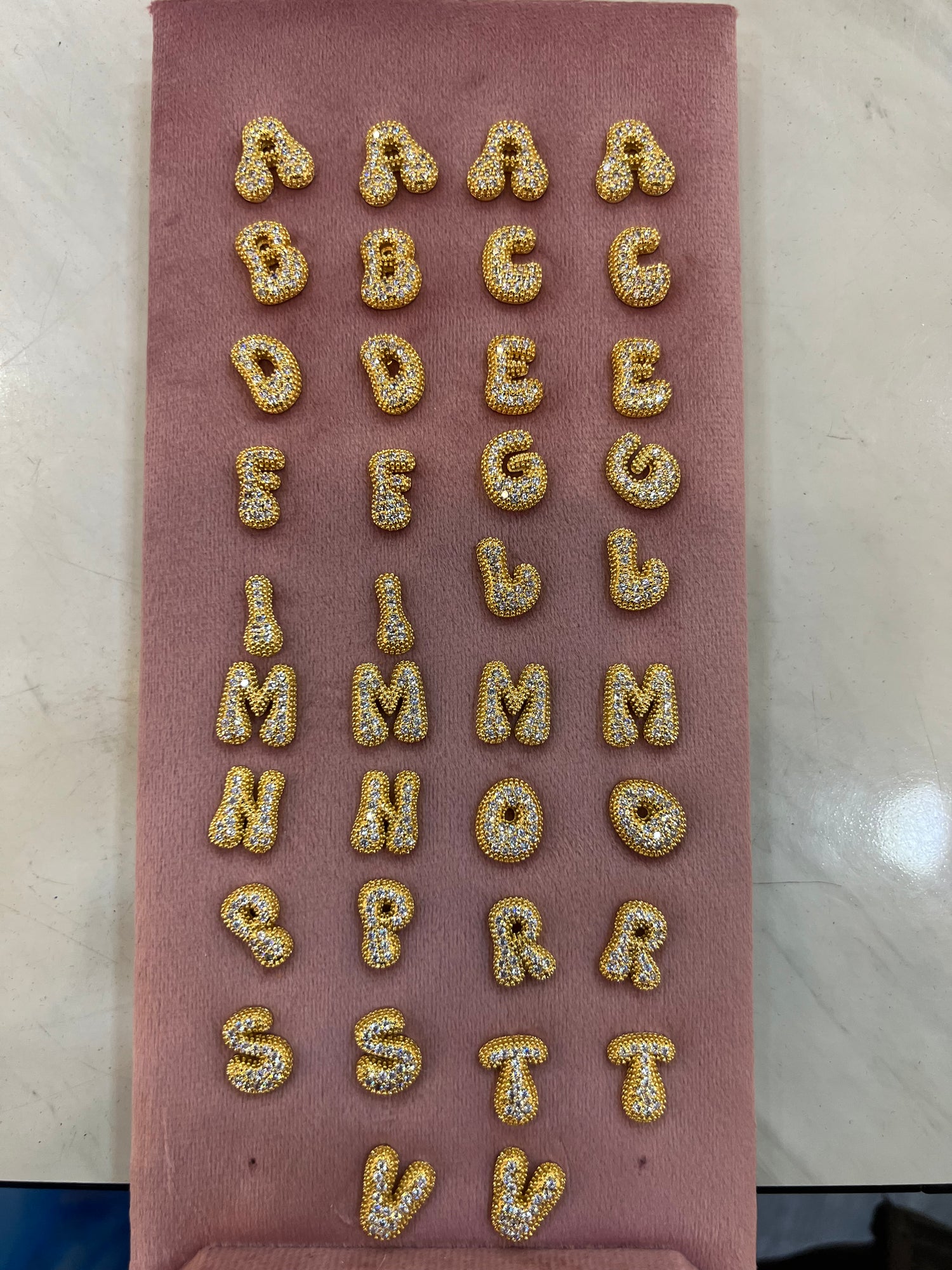 Orecchini Lettera Bubble