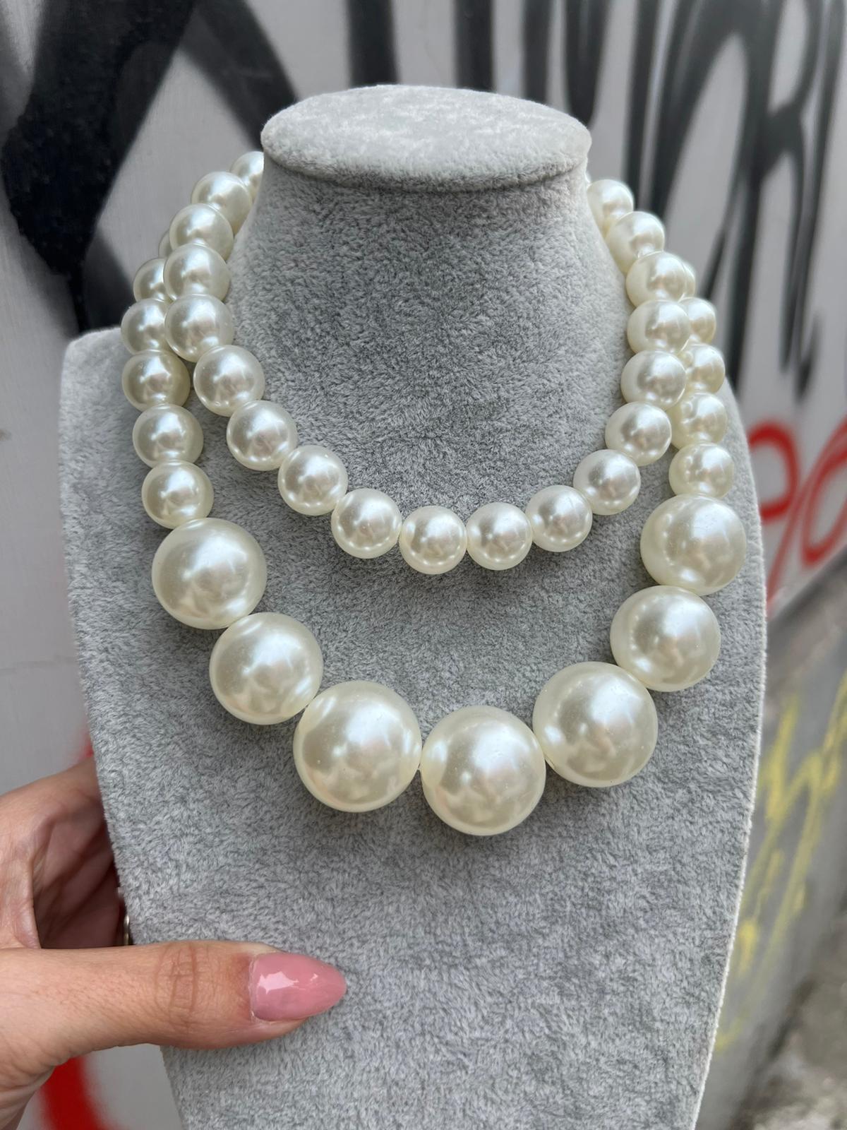 Collana Doppia Perla