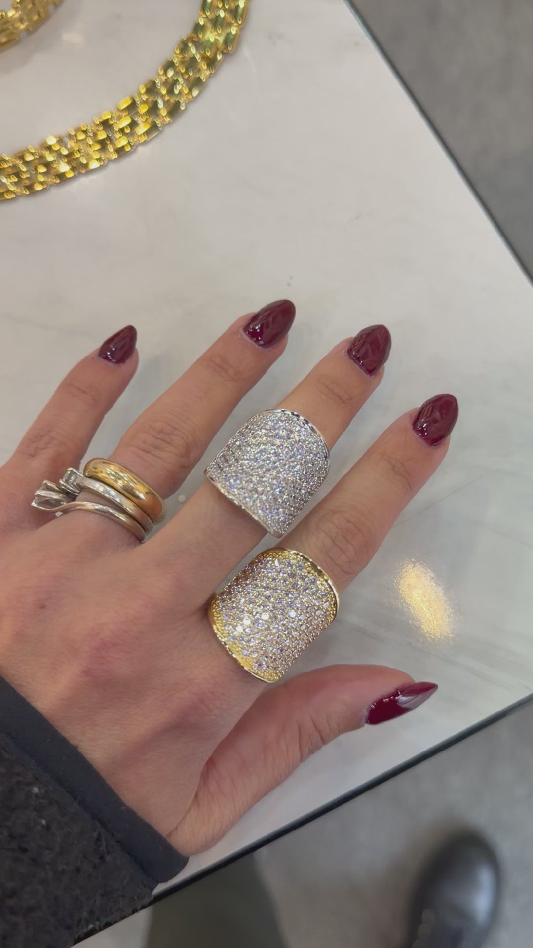 Anello Conco Zirconato