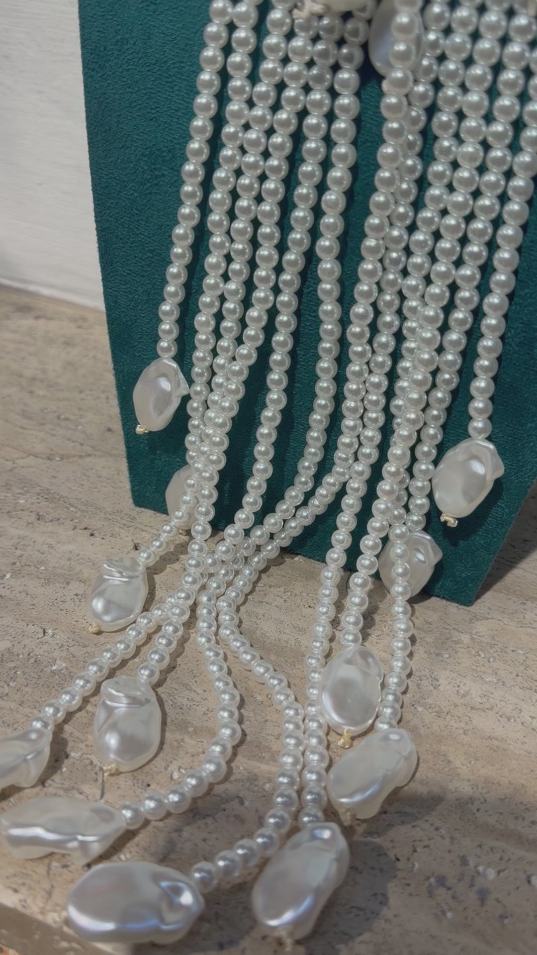 Collana Cascata di Perle