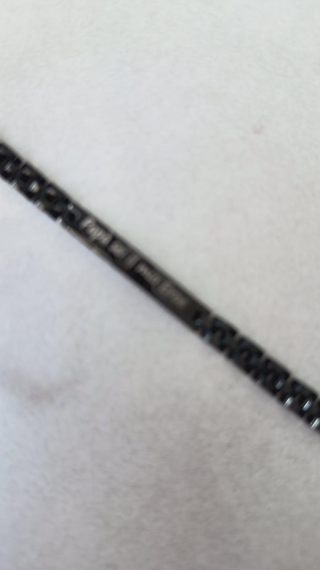 Bracciale Dad Black con targhetta personalizzabile