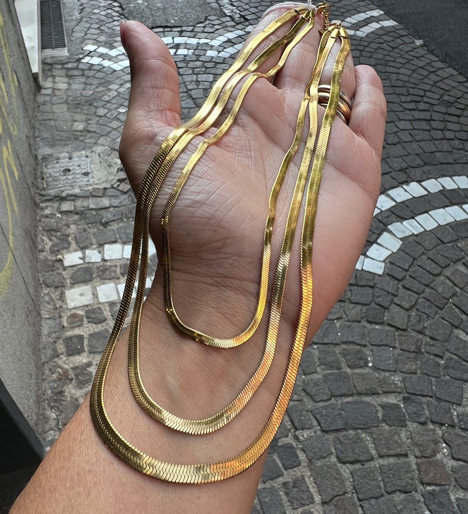 Collana Snake 3 fili